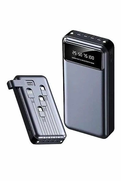 Powerbank 20.000 MAH Hızlı Şarj Özellikli Taşınabilir USB Girişli ürün görseli 1