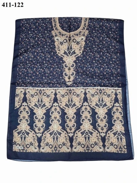 Soft İpek Etnik Desen Soft Şal 411-122 - Resim 2