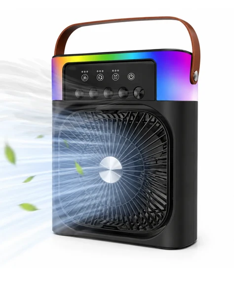 IŞIKLI FAN 5005 SİYAH - Resim 5
