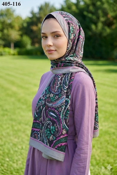 Eylül İpek Etnik Desen Soft Şal 405-116 ürün görseli 1