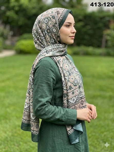 Soft İpek Etnik Desen Soft Şal 413-120 ürün görseli 1