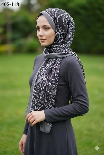 Eylül İpek Etnik Desen Soft Şal 405-118 ürün görseli 1
