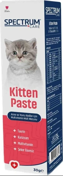 Spectrum Anne Ve Yavru Kediler İçin Multivitamin Malt Macunu 30Gr ürün görseli 1