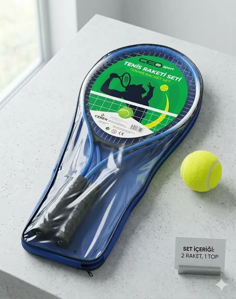 Sport Tenis Raketi Seti Kaliteli ürün görseli 1