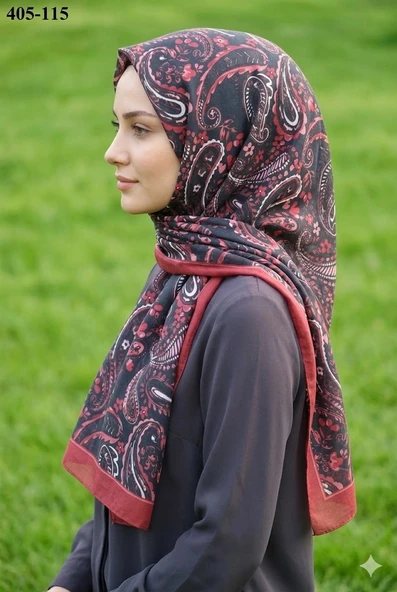 Eylül İpek Etnik Desen Soft Şal 405-115 ürün görseli 1