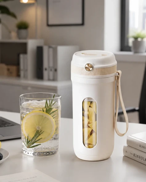USB Şarjlı Mini Smoothie Blender Pratik Meyve Karıştırıcı 350 ML ürün görseli 1