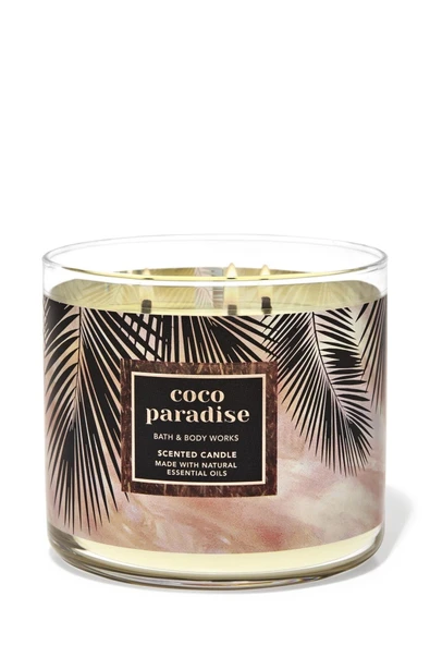 Bath & Body Works Coco Paradise Büyük Mum 411 g ürün görseli 1