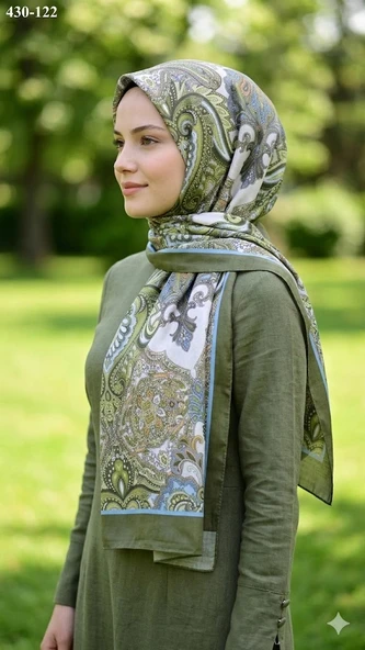 Eylül İpek Etnik Desen Soft Şal 430-122 ürün görseli 1