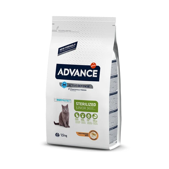 Advance Young Sterilized Kısırlaştırılmış Yavru Kedi Maması 1.5 Kg ürün görseli 1