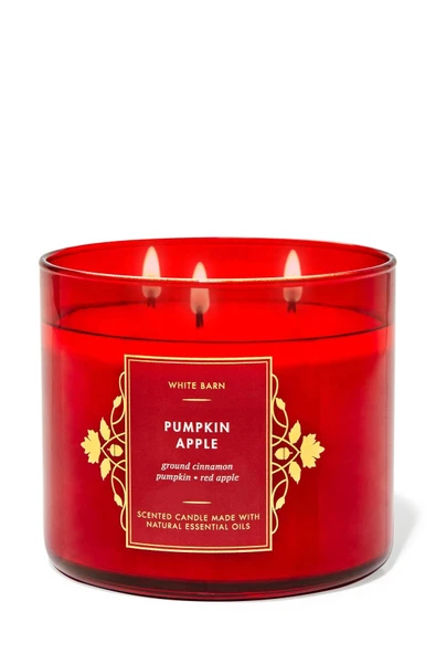 Bath & Body Works Pumpkin Apple Büyük Mum 411 g ürün görseli 1