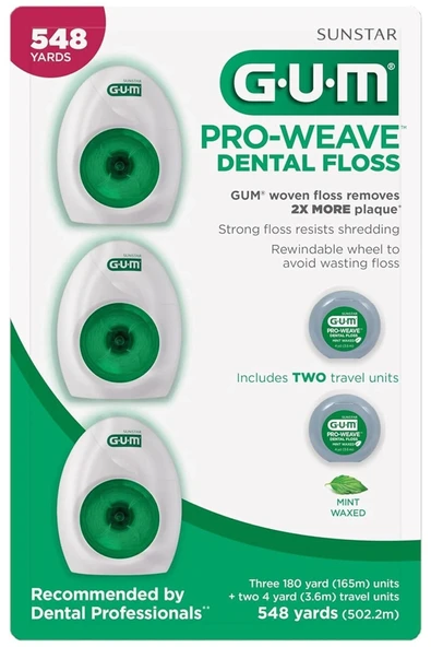 GUM Pro-Weave Diş İpi Seti 5 Parça ürün görseli 1