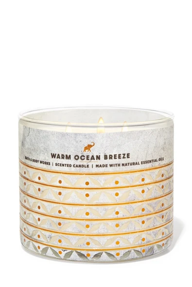 Bath & Body Works Warm Ocean Breeze Büyük Mum 411 g ürün görseli 1