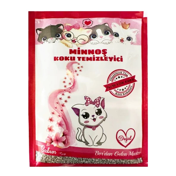 Minnoş Kedi Kumu Koku Temizleyici 25 gr Sabun Kokulu ürün görseli 1