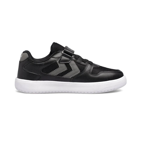 Siyah Cırtlı Fileli Unisex Çocuk Spor Ayakkabı ürün görseli 1