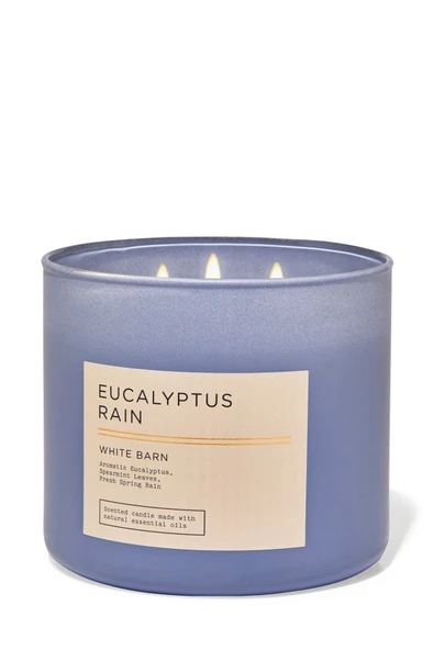 Bath & Body Works Eucalyptus Rain Büyük Mum 411 g ürün görseli 1