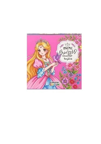 4e Anime Princess Boyama Kitabı Pembe ürün görseli 1