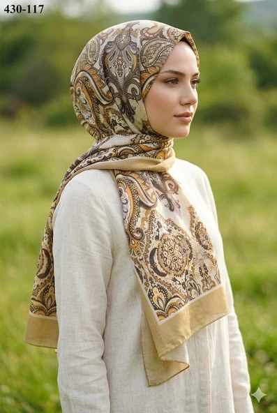 Eylül İpek Etnik Desen Soft Şal 430-117 ürün görseli 1
