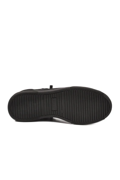 Siyah Bağcıklı Unisex Sneaker - Resim 5
