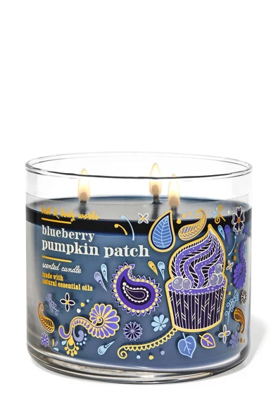 Bath & Body Works Blueberry Pumpkın Patch Büyük Mum ürün görseli 1