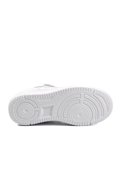 Beyaz Cırtlı Erkek Çocuk Sneaker - Resim 5