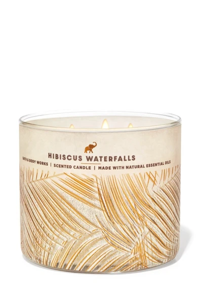 Bath & Body Works Hibiscus Waterfalls Büyük Mum 411 g ürün görseli 1