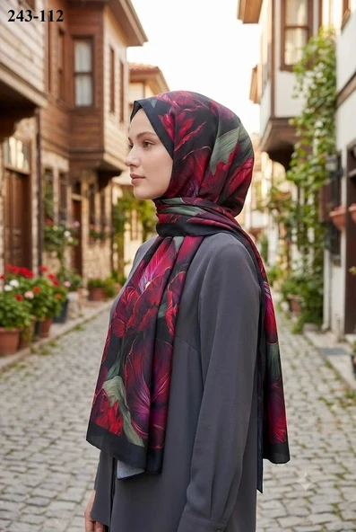 Sharell Soft Pamuk Şal (Siyah) 243-112 ürün görseli 1