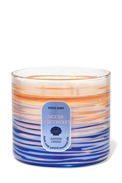 Bath & Body Works Ocean Driftwood Büyük Mum 411 g ürün görseli 1