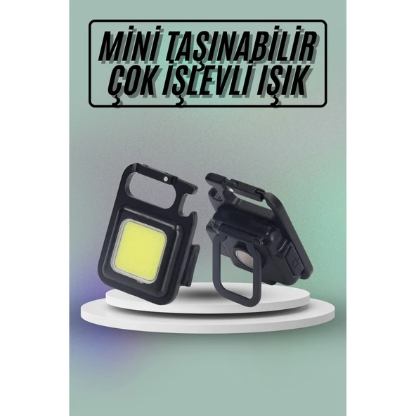 Mıknatıslı Parlak Led Işık 3 Fonksiyonlu Şarj edilebilir Ledli Mini Taşınabilir ürün görseli 1