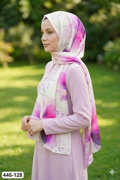 Buqle Dijital Desenli Soft Şal 446-128 ürün görseli 1