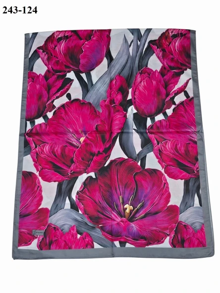 Sharell Soft Pamuk Şal (Gri) 243-124 - Resim 2