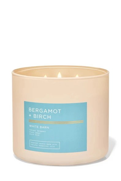 Bath & Body Works Bergamot & Birch Büyük Mum 411 g ürün görseli 1