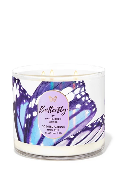 Bath & Body Works Butterfly Büyük Mum 411 g ürün görseli 1