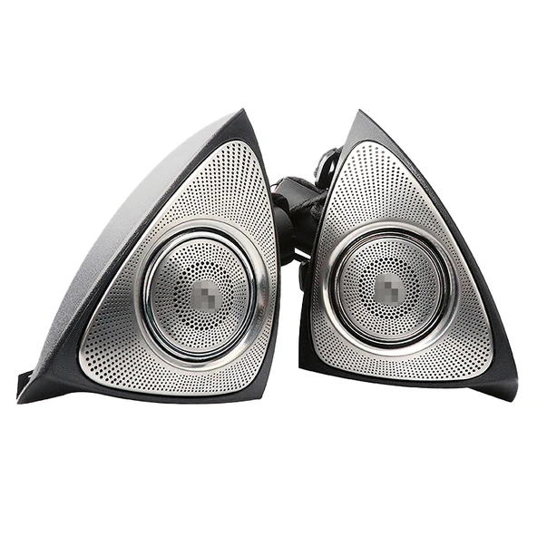 3D Çıkabilir Hoparlör LED Ambiyans Aydınlatmalı 3 Renk Kapı Tweeter Seti Mercedes-Benz C serisi W205 2014-2021 uygun ürün görseli 1