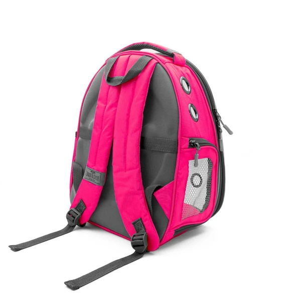 Cattie Astronot Kedi Taşıma Çantası 25x30x40cm Pembe ürün görseli 1