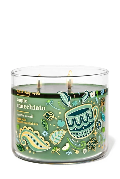 Bath & Body Works Apple Macchiato Büyük Mum 411 g ürün görseli 1