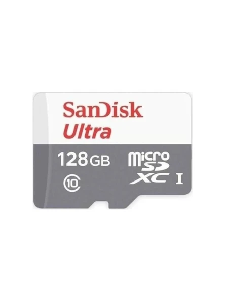(Kutusu Açılmış Ürün) Sandisk Ultra microSDXC 128GB C10 UHS-1 Yüksek Okuma Hızı ile Uyumlu Sistemler İçin ürün görseli 1