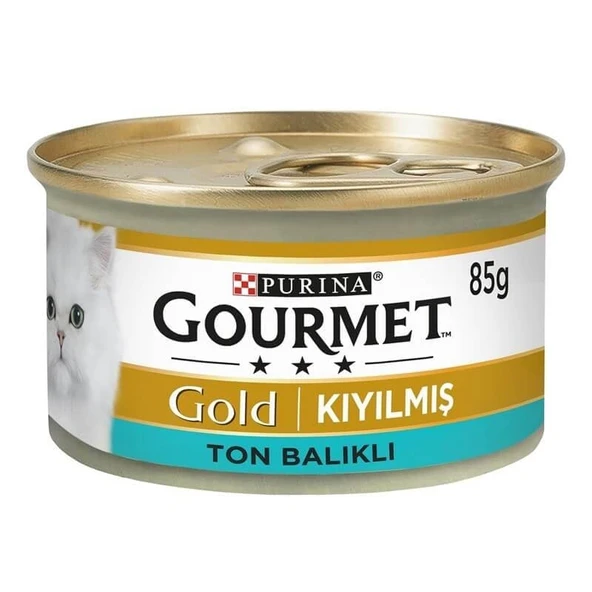 Purina Gourmet Gold Kıyılmış Ton Balıklı Kedi Konservesi 85gr ürün görseli 1