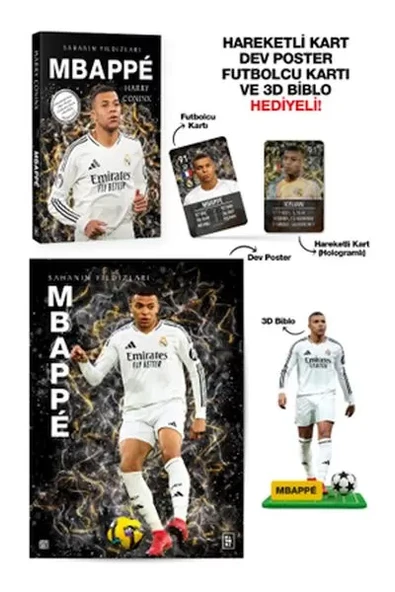 Mbappé - Sahanın Yıldızları - 3D Biblo Hediyeli! ürün görseli 1