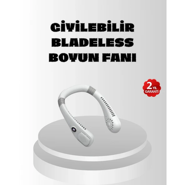 Taşınabilir Boyun Fanı Sessiz Çalışma ve USB Şarj Özellikli ürün görseli 1