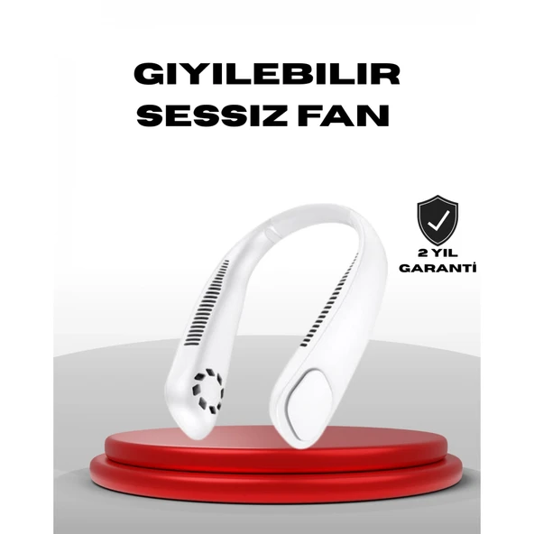 9000mAh Şarjlı Boyun Tipi Taşınabilir Vantilatör ürün görseli 1