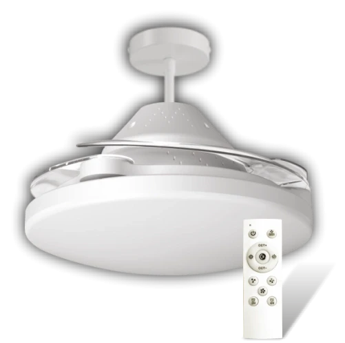 Eco Lounge CATA CT 1156 Dolunay 72W Fanlı Kumandalı Led Ampul 3 Renk ürün görseli 1