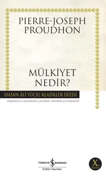 Mülkiyet Nedir - Hasan Ali Yücel Klasikleri ürün görseli 1
