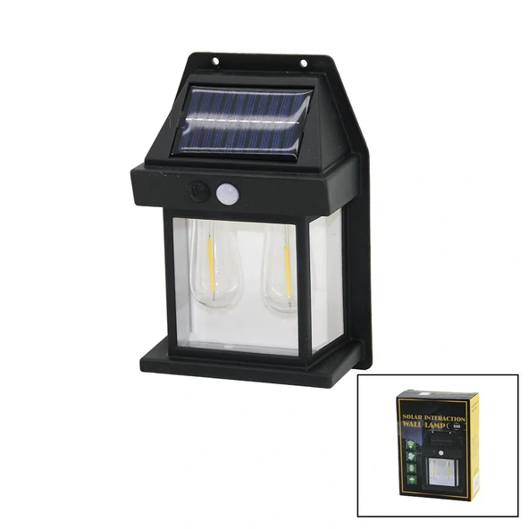 2 Lamba Solar - Sensörlü Apli̇k Duvar Lambasi Mekan 5.5V - 1W - 1800Mah (5047) ürün görseli 1