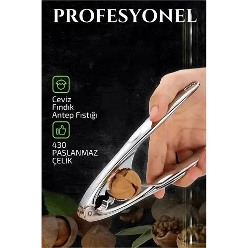 Fındık Ceviz Kırıcı 304 Paslanmaz Çelik Mink 721063 ürün görseli 1
