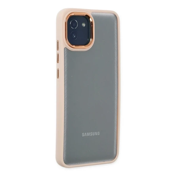 Galaxy A03 Kılıf Dora Kapak - Pudra ürün görseli 1