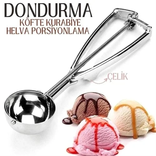 Dondurma Porsiyonlama Kaşığı Kurabiye Köfte Helva 718441 ürün görseli 1
