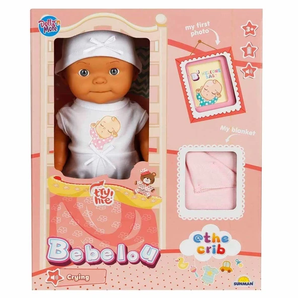 5683 Bebelou Sesli Hoş Geldin Bebeği 30 cm - ürün görseli 1