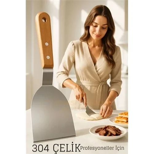 Profesyonel Mutfak Spatulası- Hamur Börek Et Spatulası Profesyonel Şef Kalitesi 722376 ürün görseli 1