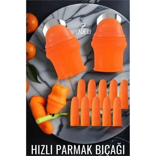Hızlı Parmak Bıçağı Başparmak Sebze 2 Li Set ürün görseli 1