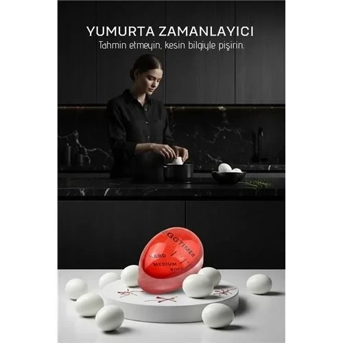 Hassas Isı Sensörlü Yumurta Zamanlayıcı - Profesyonel Mutfak Tipi Mükemmel Pişirme Rehberi 717829 ürün görseli 1